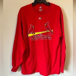 St. Louis Cardinals Baseball Long sleeve Shirt L